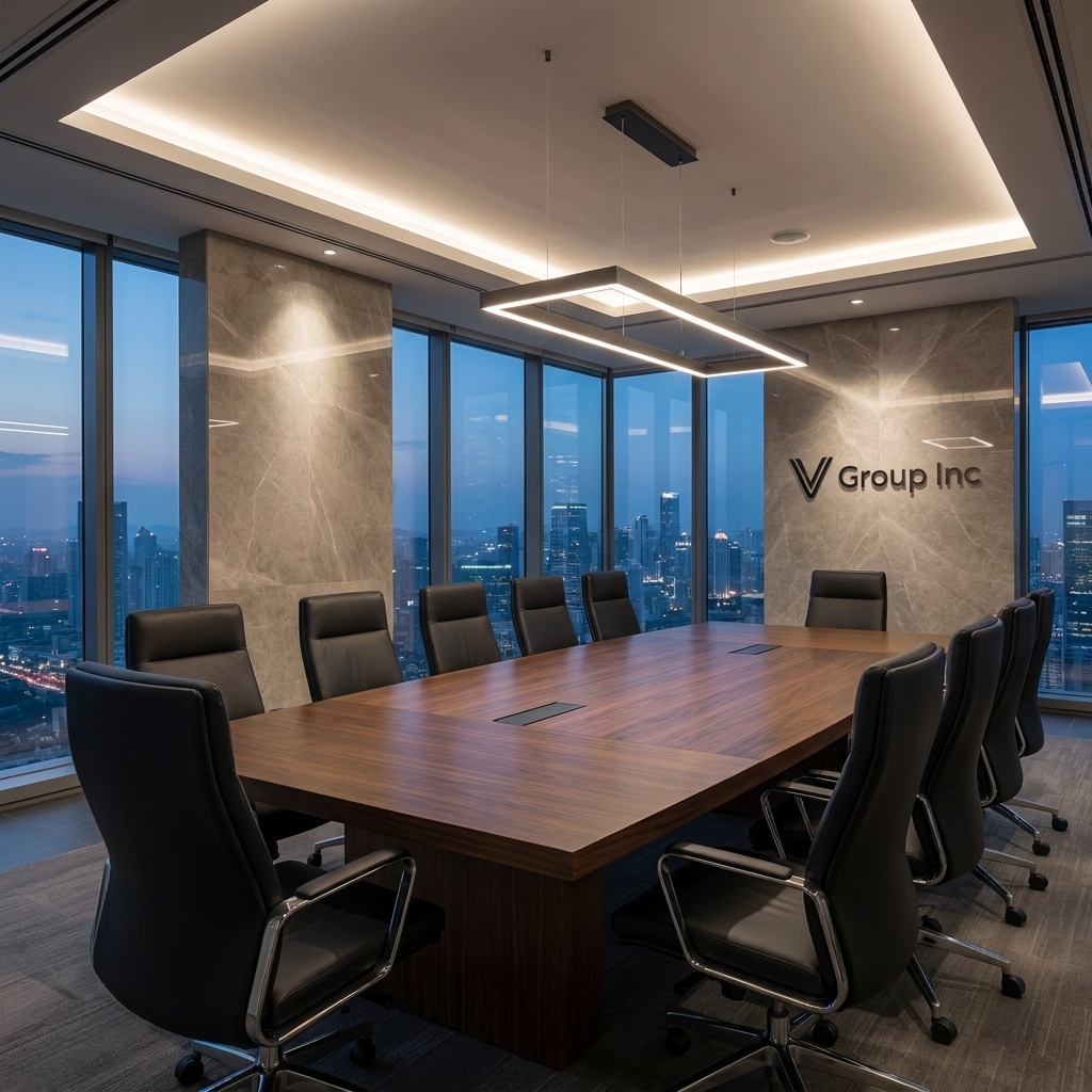 V Group office and team environment